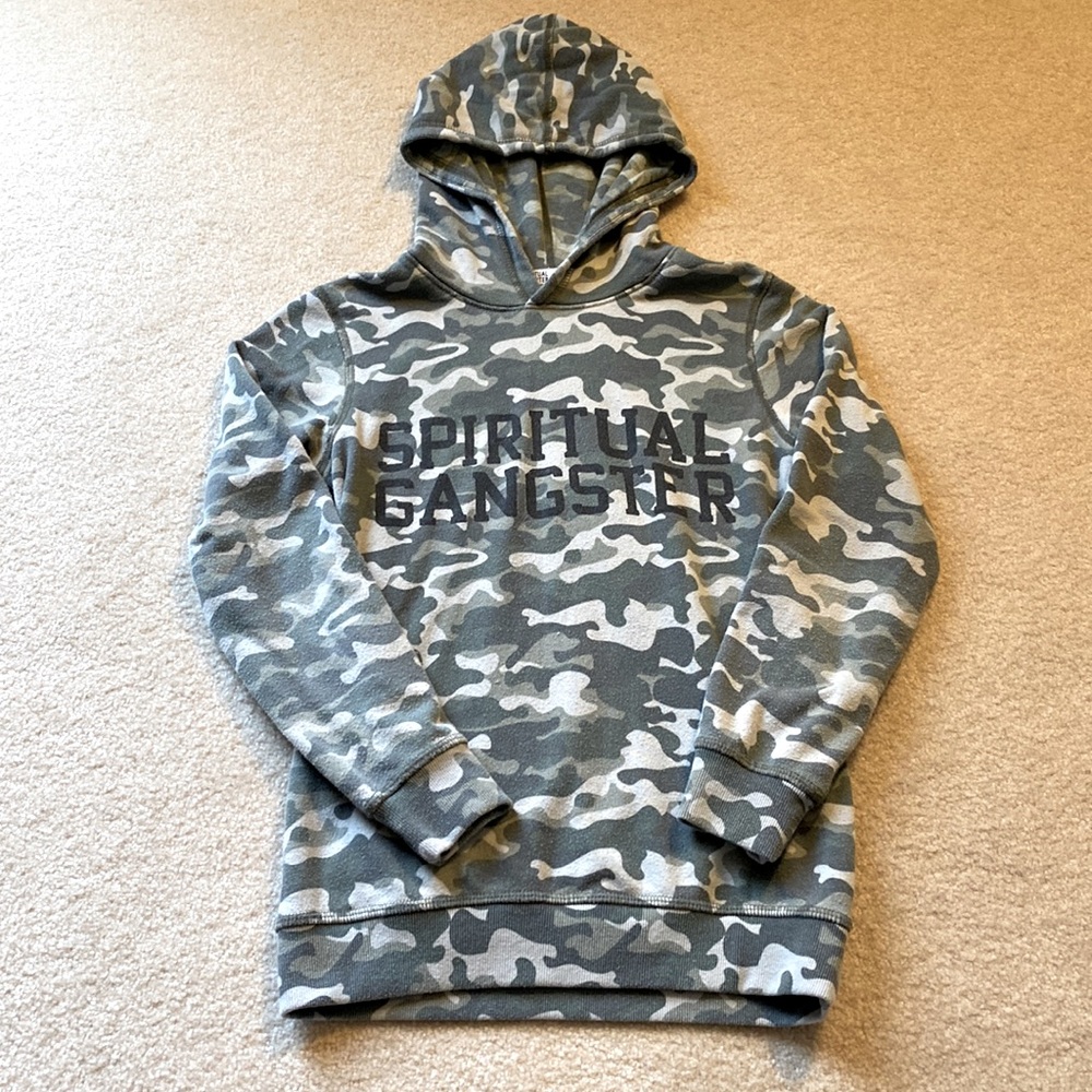 Girls Spiritual Gangster hooded sweatshirt size 12